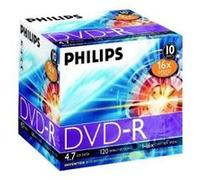 DM4S6J10C - 10 x DVD-R - 4.7 Go (120 minutes) 16x - boîtier CD