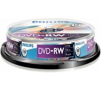PHILIPS - Dn4s4b10f/00 - Dvd-Rw 4.7gb (4x) Broche, 10 Paquet
