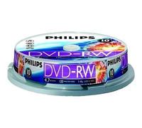 Philips DN4S4B10F - 10 x DVD-RW - 4.7 Go (120 minutes) 1x - 4x - spindle