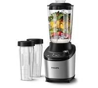 Philips Domestic Appliances 7000 Series Blender Haute Vitesse,1500 W,2 L,Technologie ProBlend Ultra,Programmes Quick Select,Recettes HomeID,Fonction Quick Clean,2 gourdes Tritan incluses HR3760/10