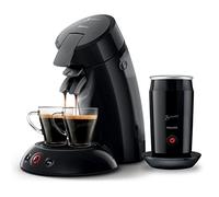 Philips Domestic Appliances Senseo HD6553/65 Machine à café à dosettes avec mousseur à lait Technologie Café Boost et Crema Plus Noir 0,7 l