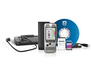 Philips DPM7700 Kit de démarrage (ancienne version), composé d’un dictaphone dpm7200 et kit de lecture LFH7177 Nouvelle version, avec repose-pied