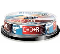 Philips - DR4S6B10F/00 - DVD+R 4,7 Go (16x) Spindle, 10 Pack