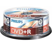 PHILIPS - DR4S6B25F/00 - Disque DVD+R 4,7 Go (16x) Lot de 25