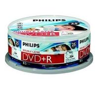 Philips DR8I8B25F - DVD+R DL x 25 - 8.5 Go - support de stockage G