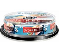 PHILIPS - Dr8s8b10f/00 - DVD+R DL 8.5gb (8x) Broche, 10 Paquet