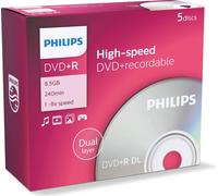 Philips - DR8S8J05C - DVD+R DL 8.5 Go (240 min) 8x - Boîtier CD