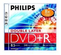 DR8S8J05C - 5 x DVD+R DL - 8.5 Go (240 minutes) 8x - boîtier CD