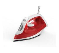 Fer à repasser - PHILIPS - DST2010/40 - A vapeur avec système Calc Clean - 25gr/min vapeur continue - 2000W - Rouge/Blanc