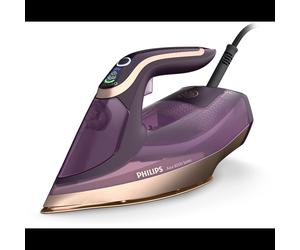 Philips DST8040/30 Fer à Vapeur 3000W Semelle SteamGlide Elite, Vapeur 260g/min, Réservoir 0.35L, Anti-goutte, Calc-Clean, Câble 2.5m, Violet, 1.78kg