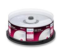 PHILIPS DVD+R 4.7 GB Data / 120 min. 16 X Spindle de 25