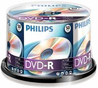 PHILIPS - DVD-R vierges 16x vitesse - Pack de 50