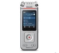 Philips VoiceTracer DVT4115 Enregistreur audio, MP3-PCM, 3 microphones Hifi, enregistrement à distance possible. Licence d'essai Sembly AI: transcription, résumés créés par l'intelligence artificielle