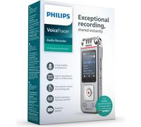 Philips Voice Tracer DVT4110/00 dictaphone Carte flash Chrome, Argent