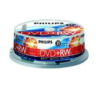 Philips DW4S4B25F - 25 x DVD+RW - 4.7 Go (120 minutes) 1x - 4x - spindle