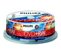 Philips DW4S4B25F - 25 x DVD+RW - 4.7 Go (120 minutes) 1x - 4x - spindle G