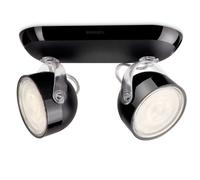 myLiving Plafonnier LED Dyna 2 x 3 W Noir 532323016