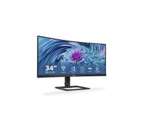 Philips monitors Philips Écran incurvé 346E2CUAE 86 cm (34 pouces) (HDMI, DisplayPort, USB-C, 3440 x 1440 px, 100 Hz, FreeSync) noir