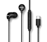 Philips Écouteurs USB-C avec fil, microphone et ajustement | Pilotes de 10 mm, prise numérique USB C, 3 tailles de bouchons en silicone, câble de 1,2 m, 20-20 000 Hz, 32 ohms