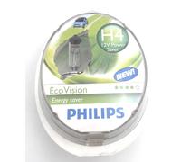 Philips EcoVision H4 Lampe De Phare 2 Pièces 12 Volts
