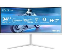 Philips - Ecran Pc Gamer Evnia 34m2c5501a 34" Incurvé Wqhd 180hz Fast Va Hdr 400 Hdmi 2.1 Ambiglow