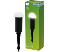 Philips Edwina Borne d’Extérieur 24 V GardenLink Basse Tension, 2700 K, 180 lm, Noir, Pack Extension