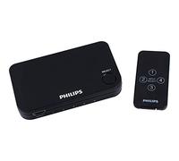 Philips Elite - Commutateur HDMI 4 ports et télécommande sans fil - 4 K - 60 FPS avec HDR - Appareils compatibles : PS4 Pro, Xbox One, Nintendo Switch, Blu-ray, Fire Stick, Roku 4-Port w/ Remote