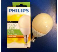 PHILIPS ENERGY Softone FLAME Lampe Sparte forme Goutte E14 8W