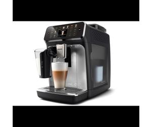 Philips EP5546/70 Machine Expresso Automatique: 15 Bar, LatteGo, Broyeur Céramique 12 Niveaux, Réservoir Grains 275g, Eau 1.8L, 22 Recettes, Écran TFT