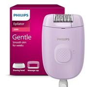 Philips épilateur série 2000 - épilateur filaire pour le corps et les zones sensibles, épilation et rasage pour femmes, modèle BRE237/00