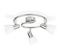 Philips Essentials Spot Plafond/Mur Burlap 3 X Chrome