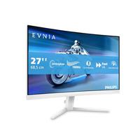 Philips Evnia 27M2C5201L - Moniteur de Jeu incurvé FHD 27 Pouces, 180 Hz, 1 ms GtG, FreeSync Prem. (1920x1080, 2X HDMI 2.0, 1x DP 1.4) Blanc
