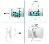 Philips Evnia 27M2N3501PA/00 écran plat de PC 68,6 cm (27") 2560 x 1440 pixels Quad HD LCD Blanc