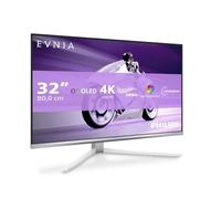 Philips Evnia 32M2N8900AM - Moniteur de Jeu UHD OLED 32 Pouces, 240 Hz, 0,03 ms, HDR400, FreeSync Prem. Pro, Version G-Sync. (3840x2160, 2X HDMI 2.1, 1x DP 1.4, 1x USB-C (65W PD), hub USB) Blanc