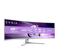 Philips Evnia 8000 49M2C8900L/00 écran plat de PC 124,2 cm (48.9") 5120 x 1440 pixels Dual QHD QD-OLED Blanc