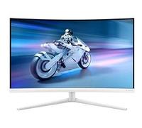 Philips Evnia 5000 32M2C5501 - Écran LED - jeux - incurvé - 32" (31.5" visualisable) - 2560 x 1440 QHD @ 180 Hz - Fast VA - 3500:1 - HDR10 - 0.5 ms - 2xHDMI, DisplayPort - blanc Blanc