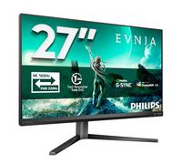 PHILIPS Evnia Gaming Moniteur 27M2N3800A 27", Dual Mode Fast IPS Dalle, 1ms GtG, HDR400, Ajustable en Hauteur, Haut-parleurs (3840x2160@160Hz; 1920x1080@320Hz HDMI 2X 2.1 DP1x 1.4) Gris foncé