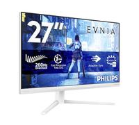 Philips Evnia Gaming Moniteur 27M2N5201P 27 Pouce 260Hz Fast IPS Dalle, 1ms GtG, HDR10, G-Sync Compatible, Ajustable en Hauteur (1920x1080 HDMI 1x 2.0 DP 1x 1.4) Blanc