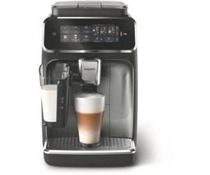 Philips - Expresso Broyeur Ep3349/70 Cafetière À Grain Lattego Série 3300, 6 Boissons, Silentbrew, Noir