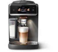 Philips - Expresso Broyeur Ep8757/12 Cafetière À Grain Aromis Lattego Pro, + 50 Boissons, Silentbrew, Noire