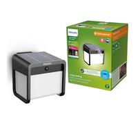 Philips Ezra Applique Murale Extérieure UltraEfficient avec Capteur, 3000 K, 250/25 lm, Noir
