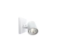 PHILIPS Faretto Orientable Blanc Mur/Plafond Métal 1x GU10 Max 50 W 230