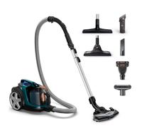 Philips FC9744/09 PowerPro Expert - Aspirateur réservoir cylindrique 900W, 2L, HEPA, PowerCyclone 8, Tube télescopique métal, Rayon 10m, 75dB