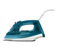 Philips Fer à repasser à vapeur série 2000 - Jusqu'à 25 g/min vapeur continue 2000 W. Réservoir d'eau de 250 ml. 4 niveaux de vapeur. Semelle en céramique. Poids léger pour un repassage facile. Bleu