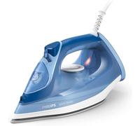 Philips Fer à repasser Série 3000 - Puissance Fer à Vapeur 2400W, Effet Pressing 180g, Débit Vapeur Continue 40 g/min, Semelle en Céramique Anti-Rayures, Réservoir 250ml, bleu (DST3031/20)