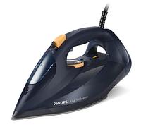 Philips fer à repasser Série 7000 - Puissance Fer à Vapeur 3000W, Effet Pressing 250 g, Débit vapeur continue 55 g/min, Semelle SteamGlide Elite, Réservoir 300ml, Bleu/Jaune (DST7060/20)