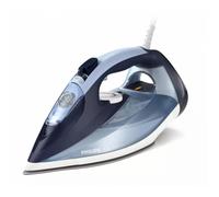Philips Azur Séries 7000 Fer à Vapeur - 2800W, Vapeur continue 50 g/min, 250 g de Vapeur en Plus, Vapeur Verticale, Semelle SteamGlide Plus, Bleu (DST7020/80)