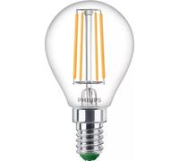 Philips Filament Transparent Sphérique 60w P45 E14