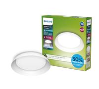 Philips Fleta Plafonnier LED, 10 W, 1850 lm, Éclairage led à lumière blanche et froide 4000 K, Plafonnier UltraEfficient avec la technologie SceneSwitch, IP20, Blanc