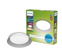 Philips Fleta Plafonnier Ultra Efficient, SceneSwitch, Teck, 10W, 1850Lm, 2700K, IP20